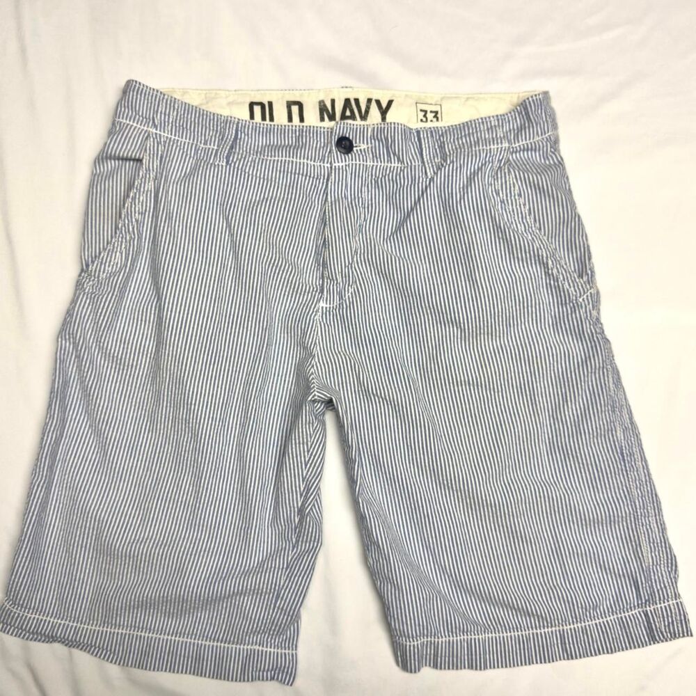 Old-navy Men's Blue and White Shorts